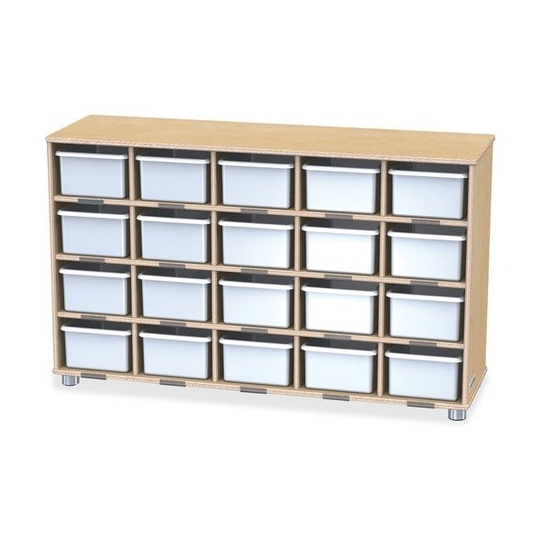 Jonti-Craft SHELF, 20 CUBBIE, WHITE BINS JNT1716JC - main